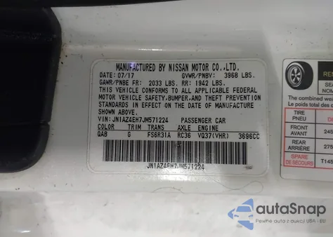 2018 Nissan 370Z Sport Tech from USA, damaged, VIN JN1AZ4EH7JM571224